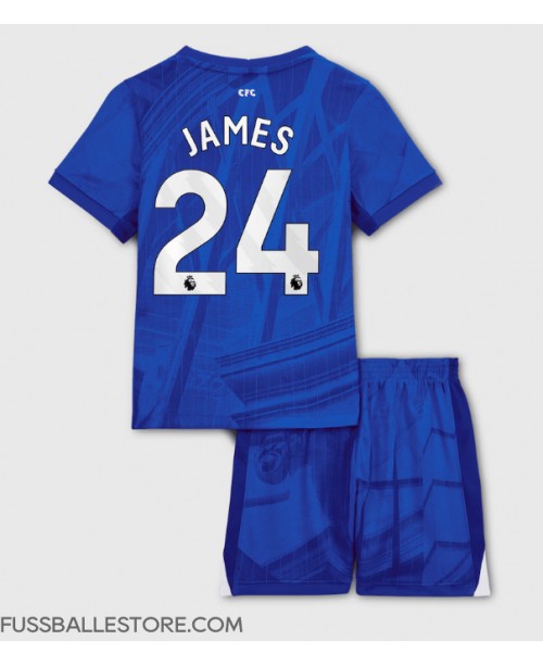 Günstige Chelsea Reece James #24 Heimtrikotsatz Kinder 2025-26 Kurzarm (+ Kurze Hosen) Günstige Chelsea Reece James #24 Heimtrikotsatz Kinder 2025-26 Kurzarm (+ Kurze Hosen)